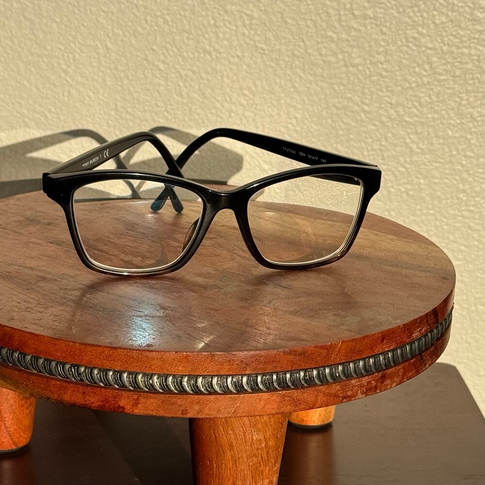 Tory Burch TY2110U 1824 Eyeglass Frames Black Gold 53-17-140 Optical Frames Only